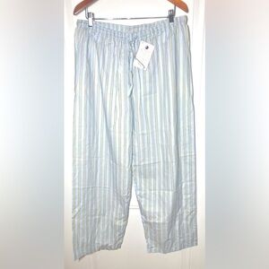 Stitch sleepwear new with tags two XL women’s sleep, pants, blue white striped